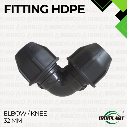 PER PCS - Fitting HDPE Elbow / Knee 32 MM (1" Inch) HDPE PIPE