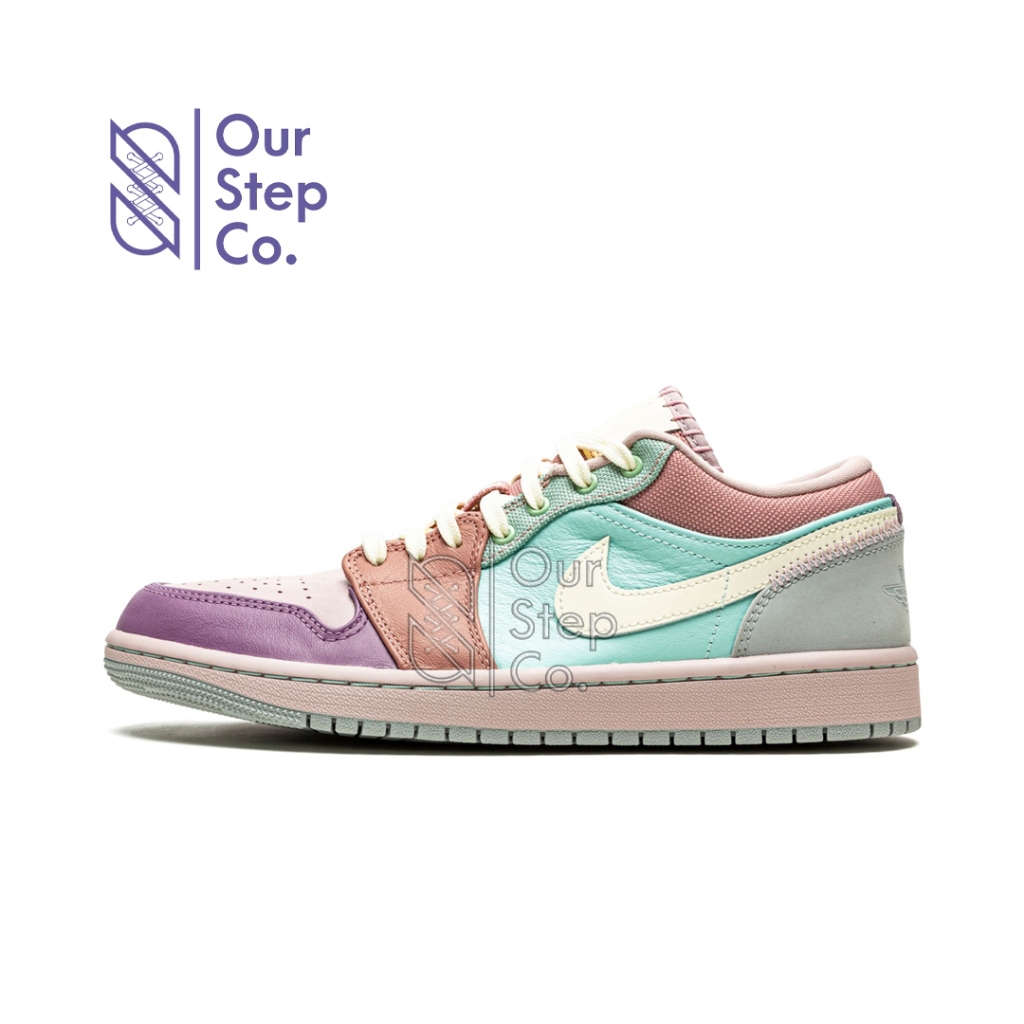 Sepatu Nike Air Jordan 1 Low Easter Pastel Original BNIB