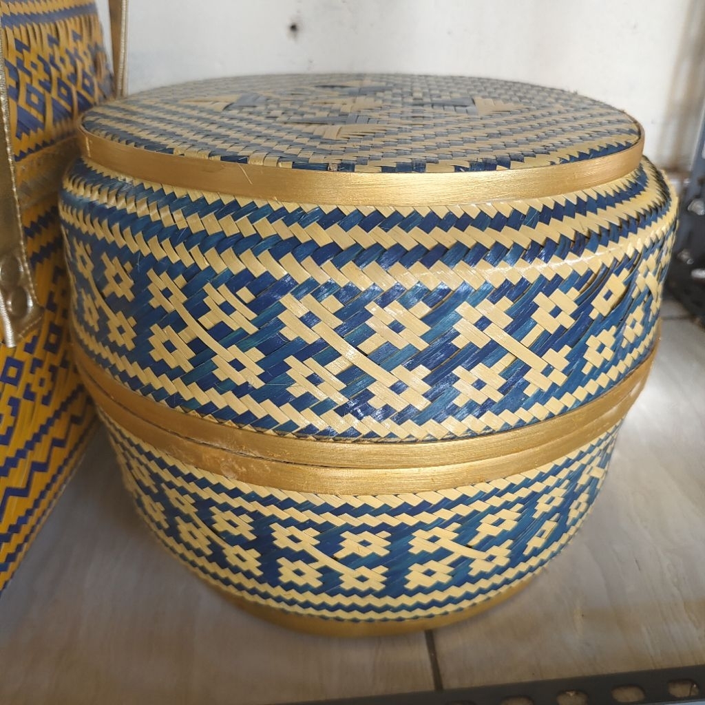 Keben bulat kulit bambu singaraja/sokasi ulatan size 30cm