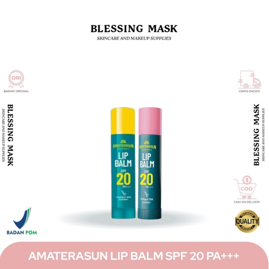 Amaterasun Lip Balm SPF 20 PA+++ 6-in-1 Protection