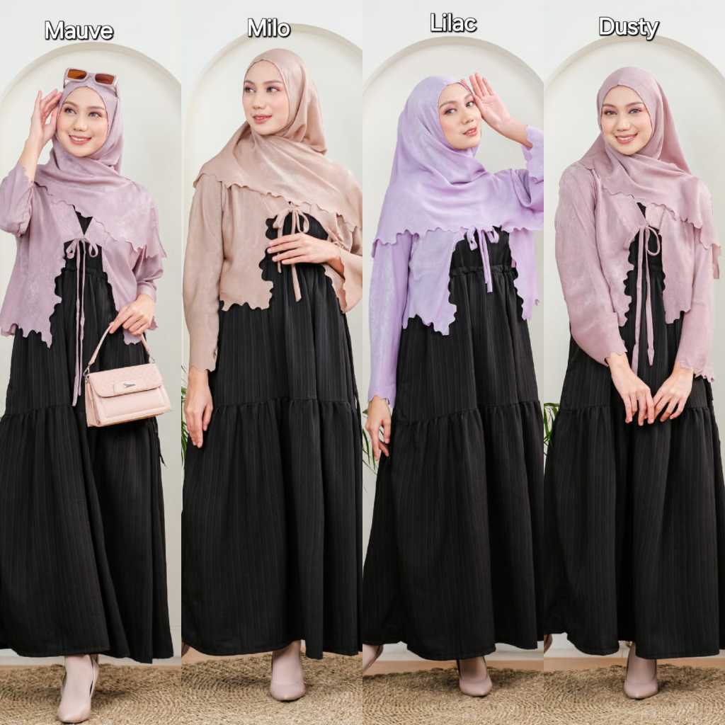Outer Santorini | Hijab santorini | Outer crop terbaru wanita