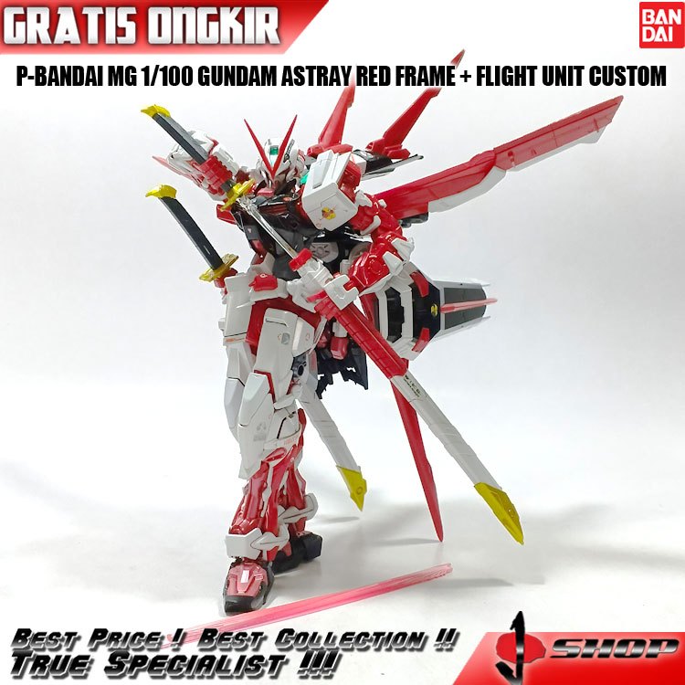P-BANDAI MG 1/100 GUNDAM ASTRAY RED FRAME + FLIGHT UNIT CUSTOM LTDMG388