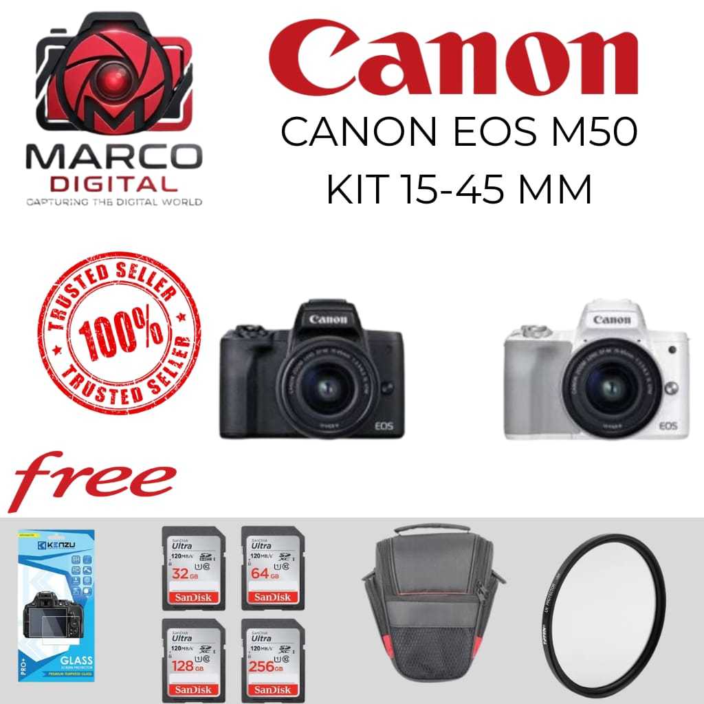 CANON EOS M50 KIT 15-45MM / CANON M50 KIT 15-45MM / CANON M50