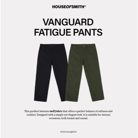 House of Smith BDG Celana Fatigue Pants - Vanguard Fatigue Pants - Pants