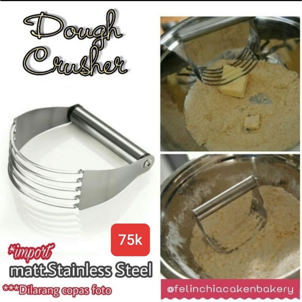 ALAT PENGADUK ADONAN KUE KERING PASTRY BLENDER STAINLESS STEEL