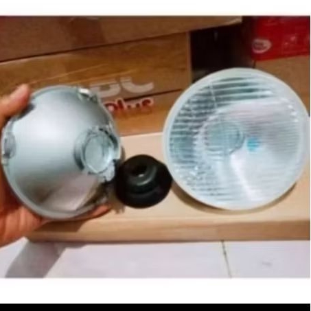 1set lampu depan ps100 lama reflektor only