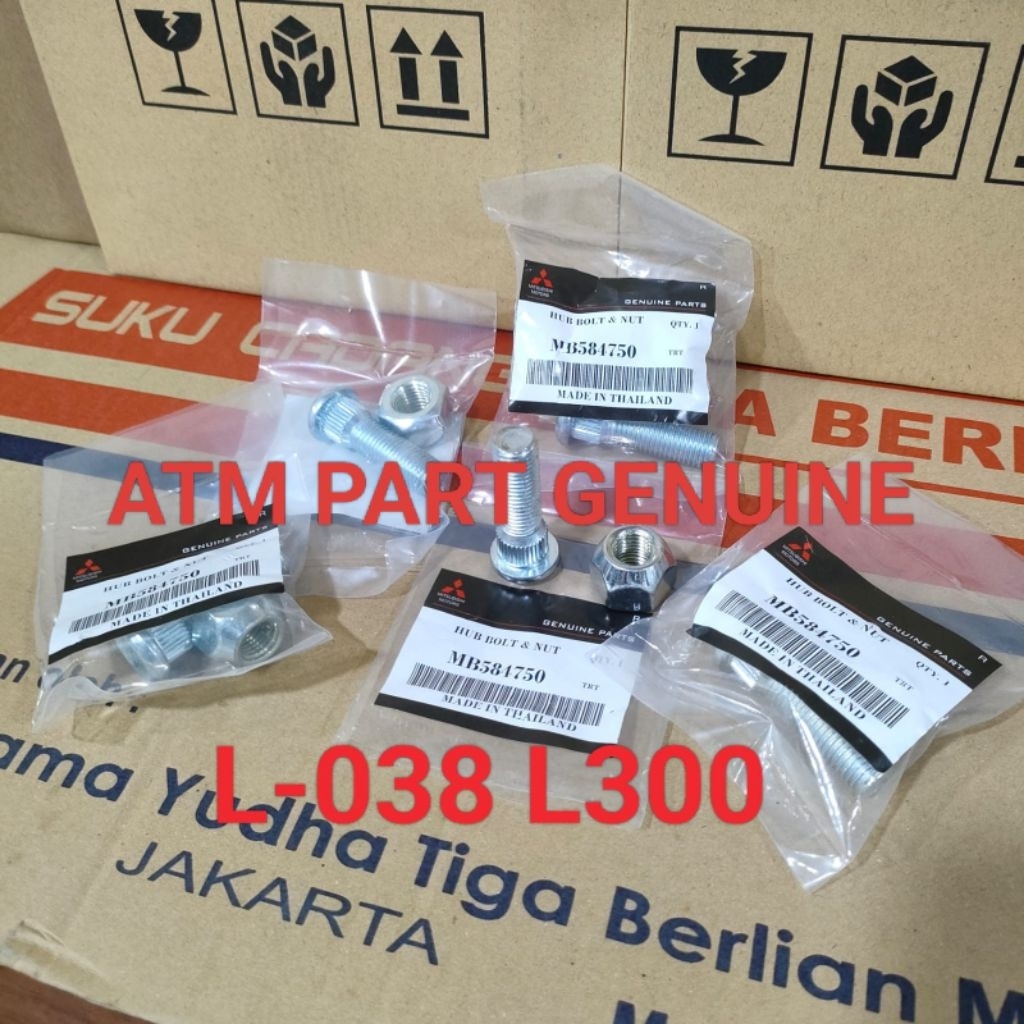 BAUT RODA DAN MUR MITSUBISHI L300 L038 1PC ORI