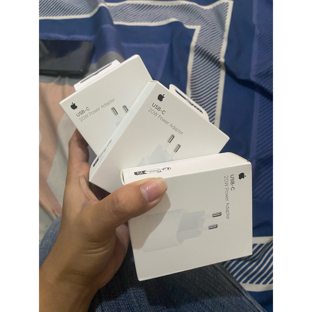 Best Seller Charger iPhone USB-C 20W Fast Charge Kepala Cas Premium iPhone Original Quality