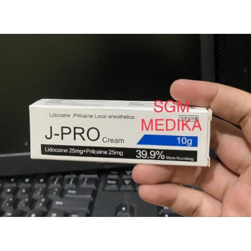 Krim Anastesi J-PRO 10g untuk Sulam Alis dan Bibir