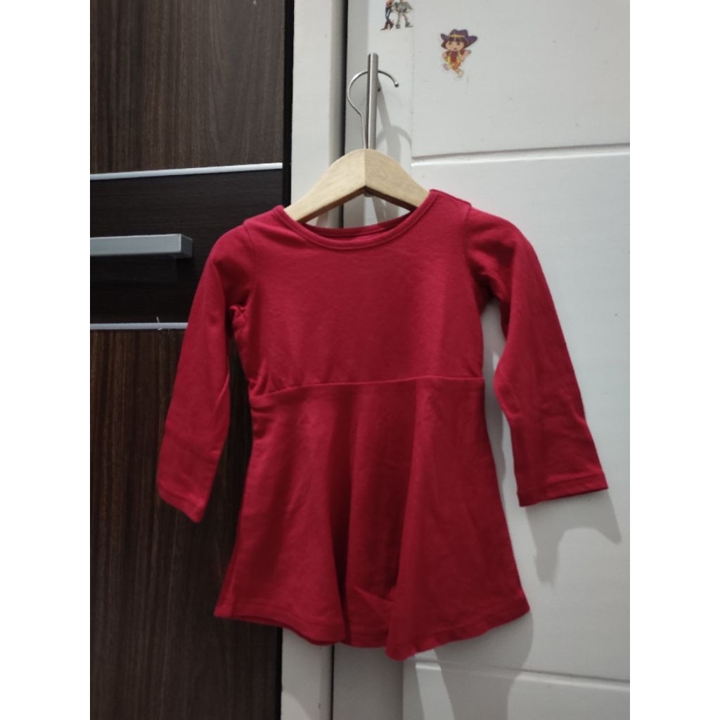 dress bayi place 9-12 bulan