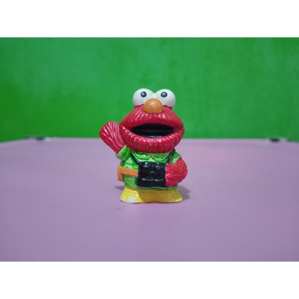 Figure SESAME STREET - ELMO - Murah Retro Vintage Rare Koleksi Mainan Anak Anak Nostalgia Jadul Anim