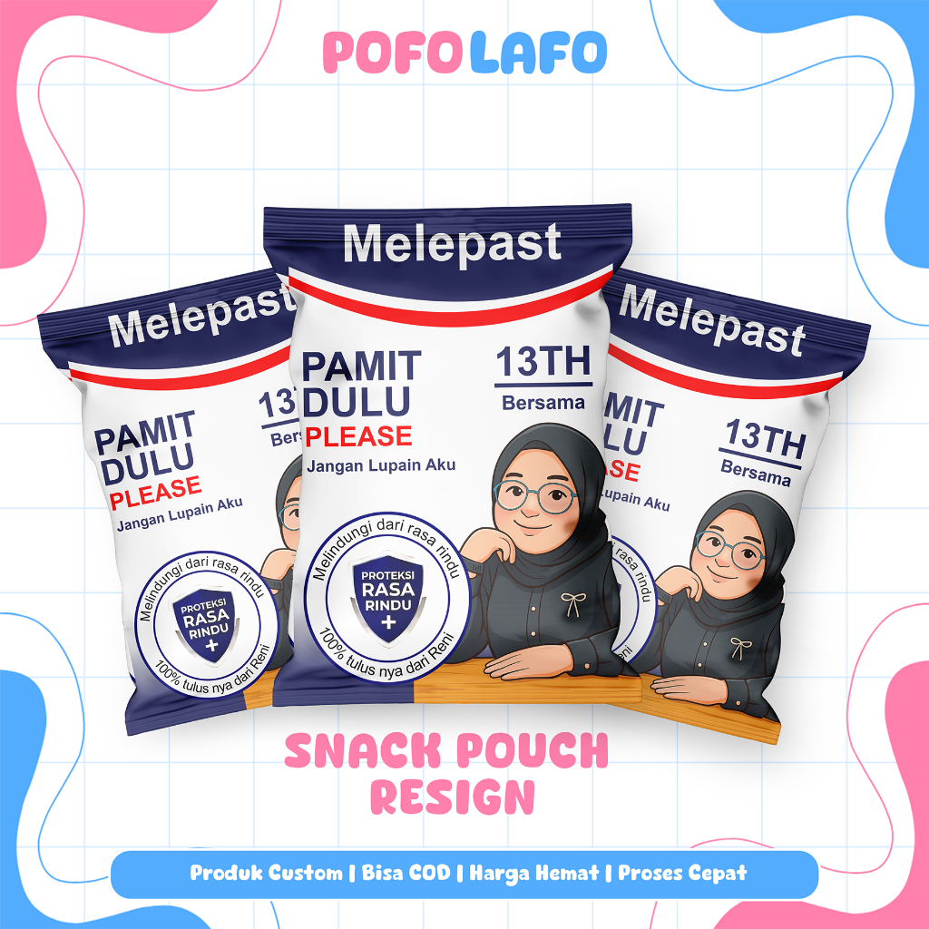 SNACK POUCH RESIGN SNACK POUCH CUSTOM