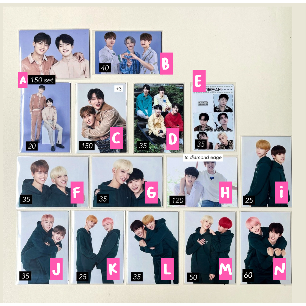 SEVENTEEN SVT UNIT MINGYU WONWOO TOKYO DOME TRADING CARD TC JEONGHAN ODE TO YOU HOME DK JOSHUA SEOKS