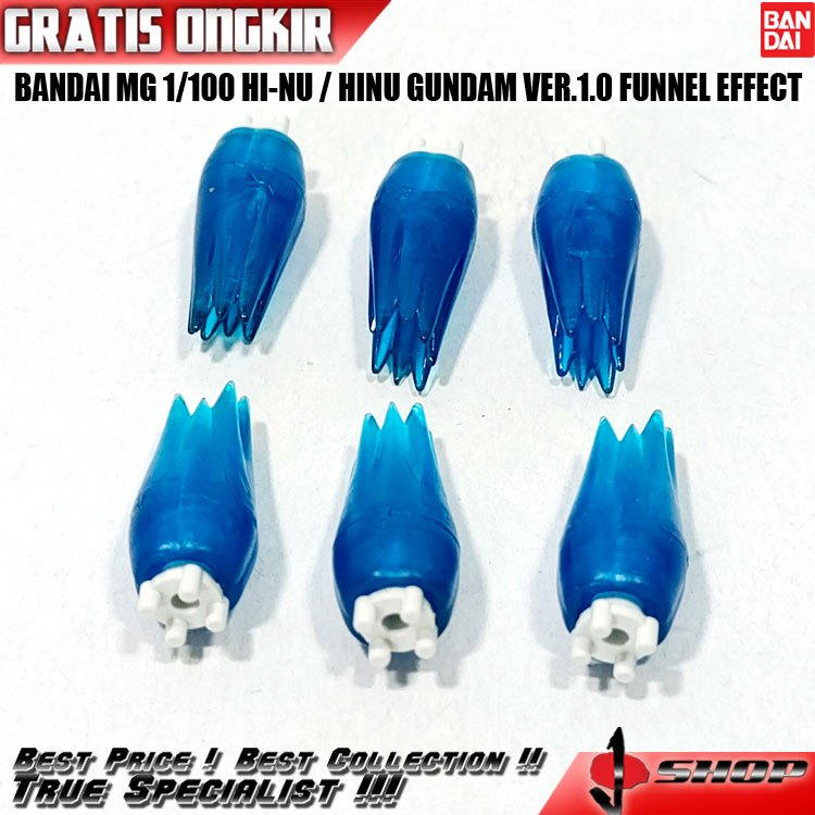 BANDAI MG 1/100 HI-NU / HINU GUNDAM VER.1.0 FUNNEL EFFECT MG2218