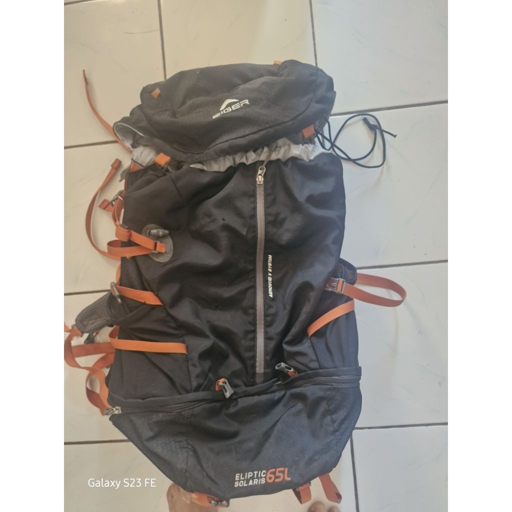 Tas Gunung / Carrier/ Keril Eiger Eliptic Solaris 65 L