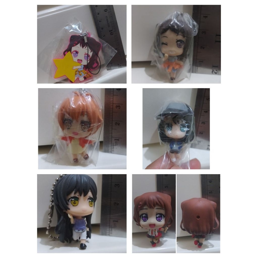 BanG Dream  Bandori ave Mujica roselia Mini Figure with Ball Chain Original Bushiroad