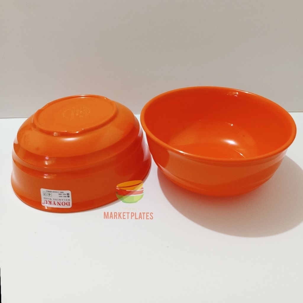 MP DONYKU - MK1322 ORANGE - MANGKOK MELAMIN 6" - MANGKOK MIE AYAM - MANGKOK BAKSO
