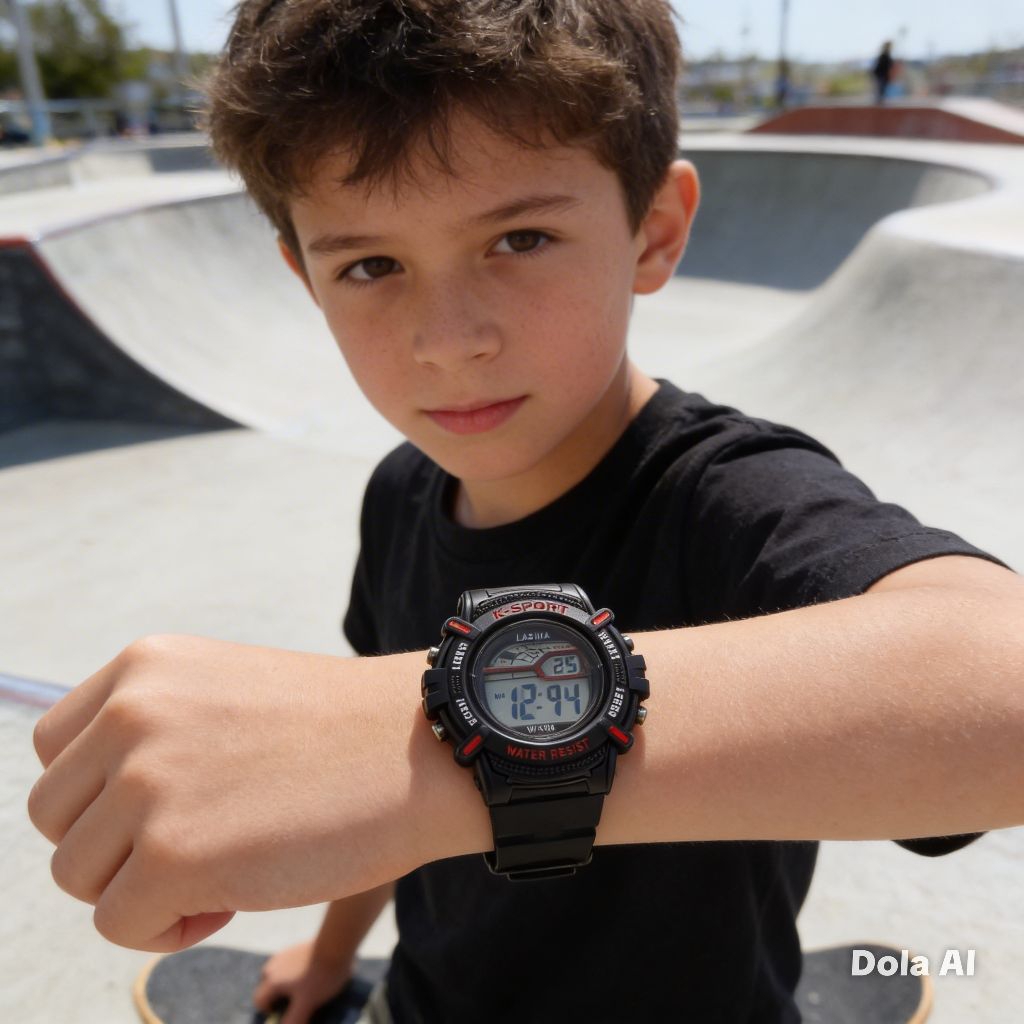 Jam Tangan Pria LASIKA Digital Sport Hitam