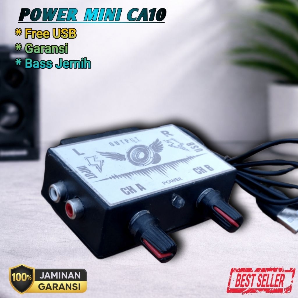 Amplifier mini 5volt 2 channel USB dan soket RCA MURAH BERKUALITAS Gratis kabel USB