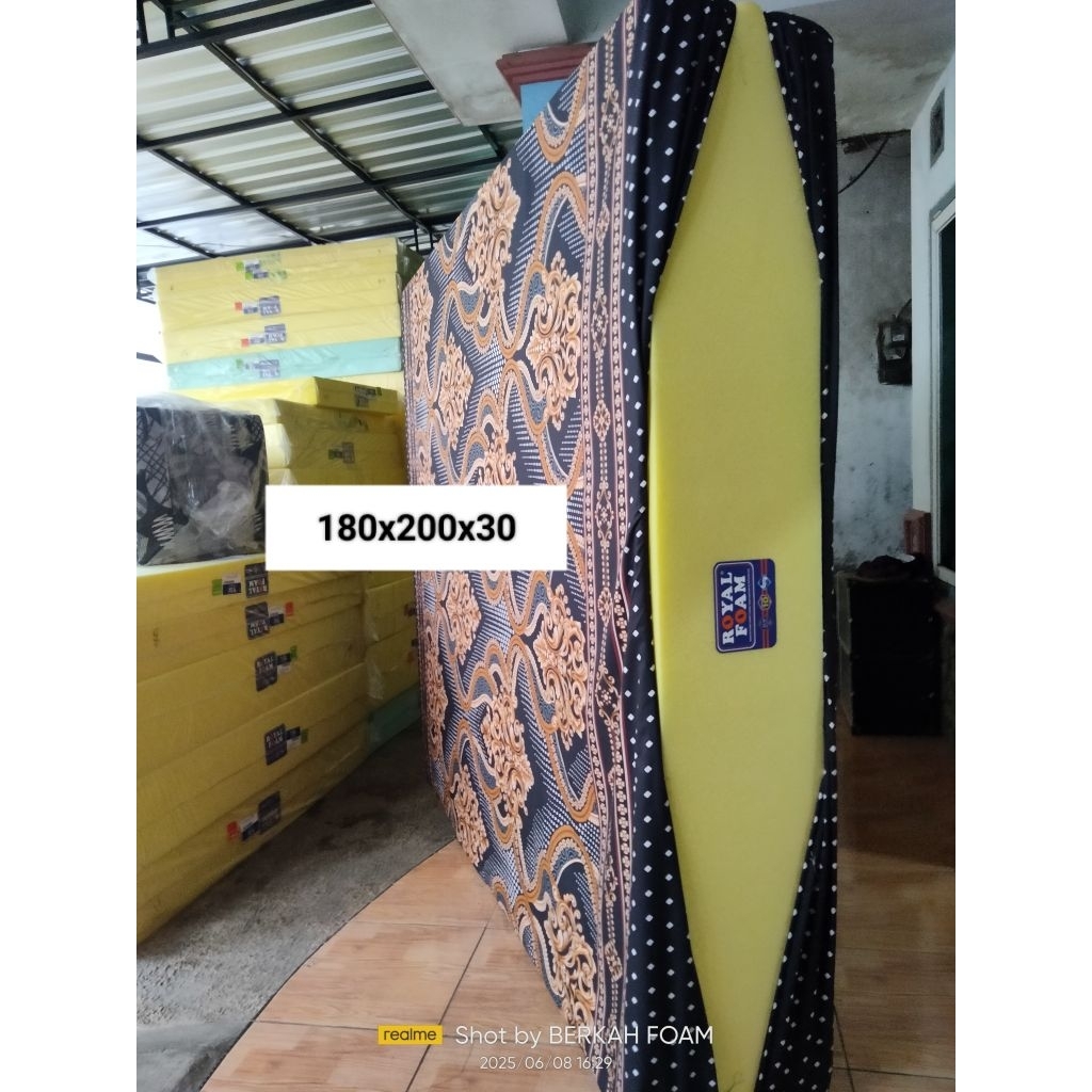 KASUR BUSA ROYAL FOAM UKURAN 200X180X30