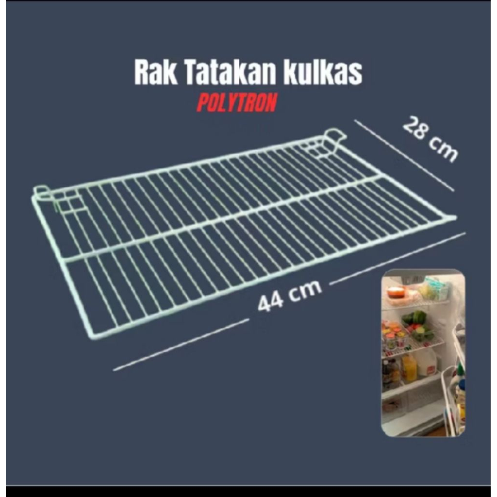 Rak Kulkas / Rak Tatakan Besi Ukuran 44cmx28cm Untuk Tatakan Kulkas