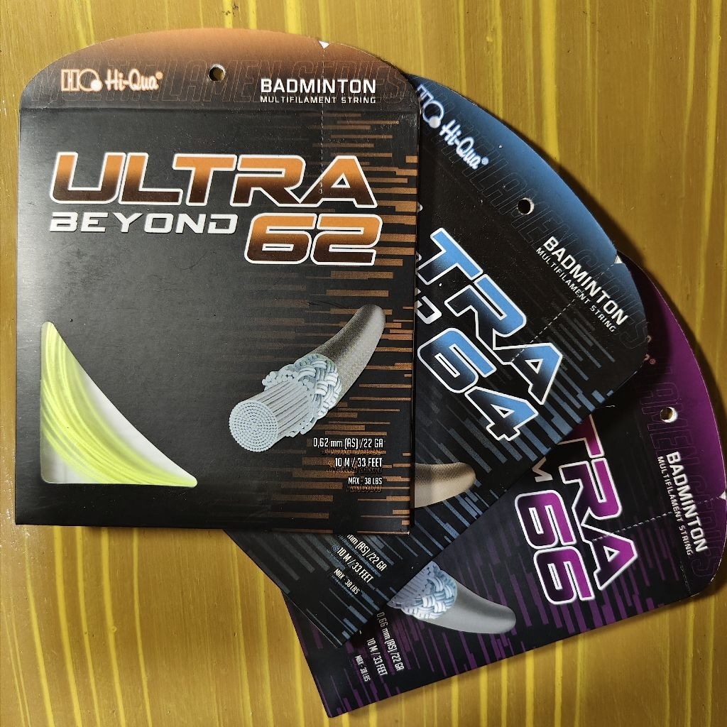 Senar Badminton HIQUA ULTRA BEYOND 62 64 66 ORIGINAL
