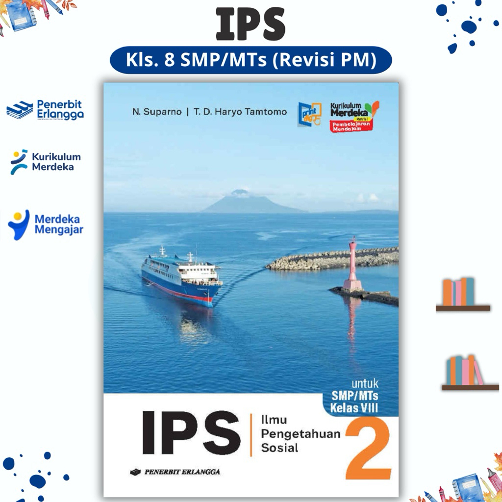 BUKU IPS KELAS 8 SMP/MTs (Revisi PM) - PENERBIT ERLANGGA