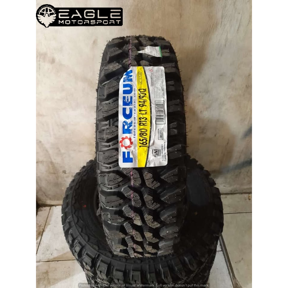 BAN PACUL MERK FORCEUM MT 01 165 80 R13 BUAT CARRY PICKUP GRANDMAX DLL FREE PEMASANGAN.