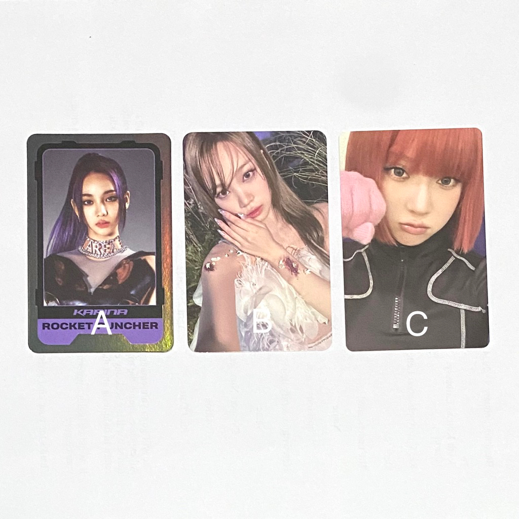 Official photocard pc Aespa Winter Chaewon Karina