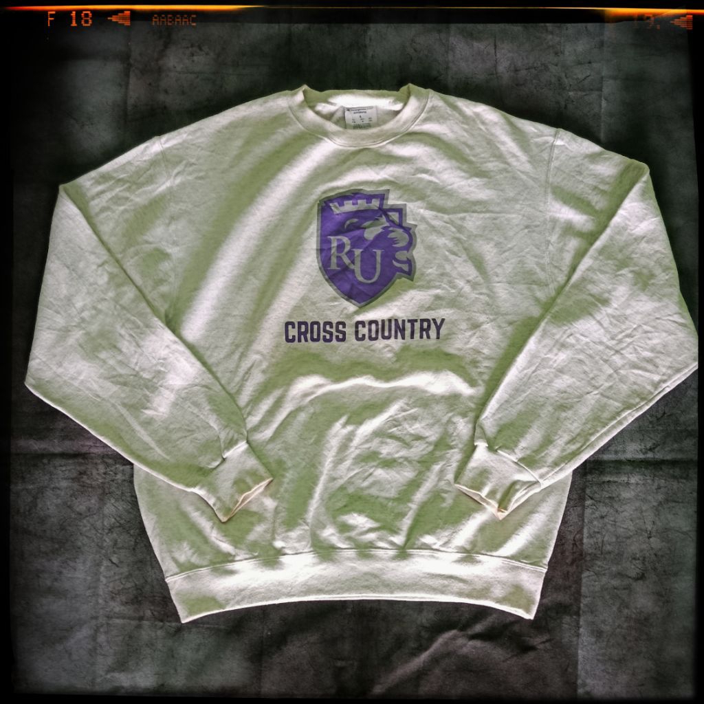 Champion Cross Country crewneck sweater vintage katun buildup oversized boxy size XL