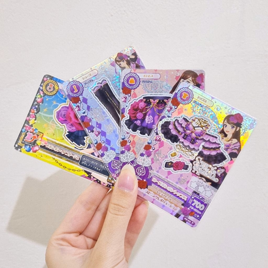 Aikatsu Card Kartu Premium Rose Bonbon Ran Japan JP Original