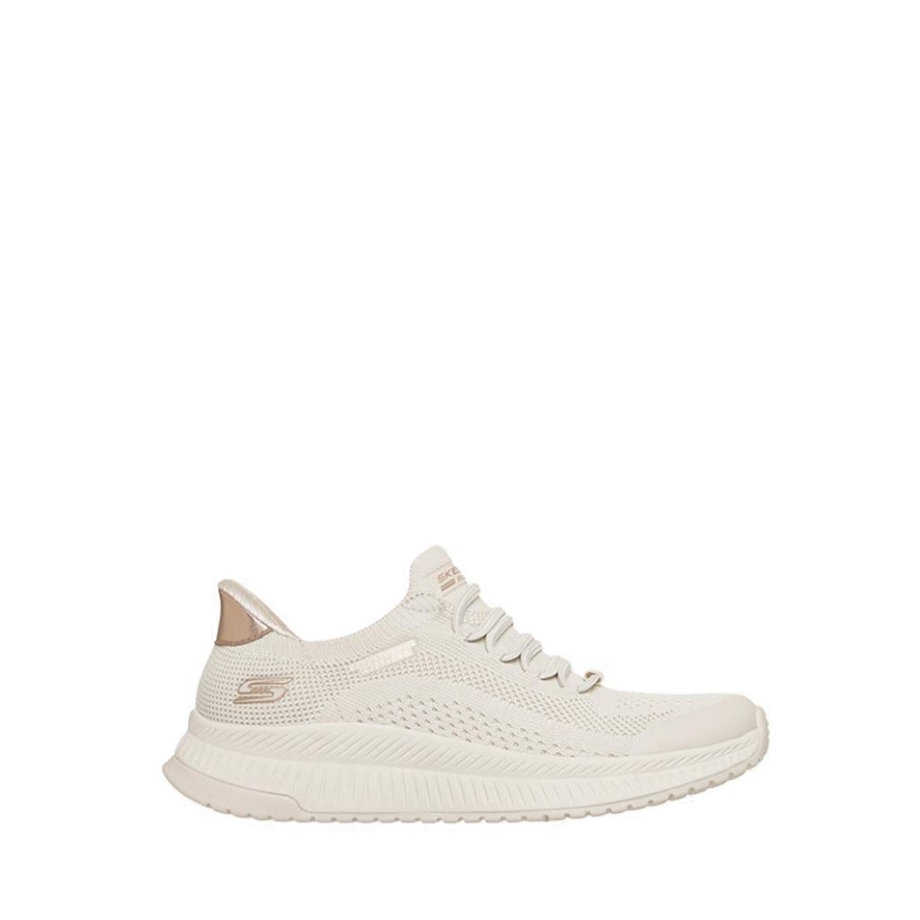 Sepatu Sneaker Wanita Skechers Slip-Ins Bobs Squad 4 - Natural original