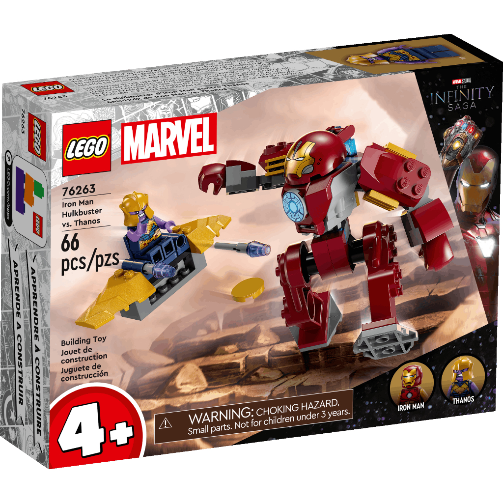 Mainan Lego Marvel 76263 Iron Man Hulkbuster vs. Thanos 66 Pcs Original (4 Tahun+) - Toys