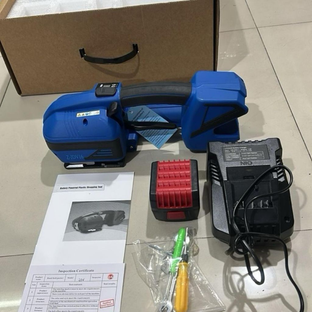 Battery strapping tool - strapping tool - electric hand strapping machine JVD13/16 Japan