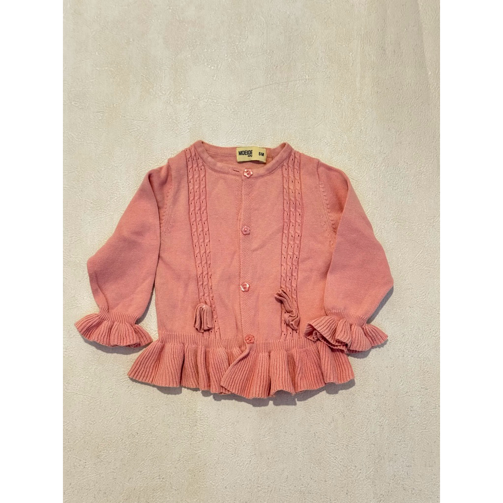 Cardigan Knit Pink Baby