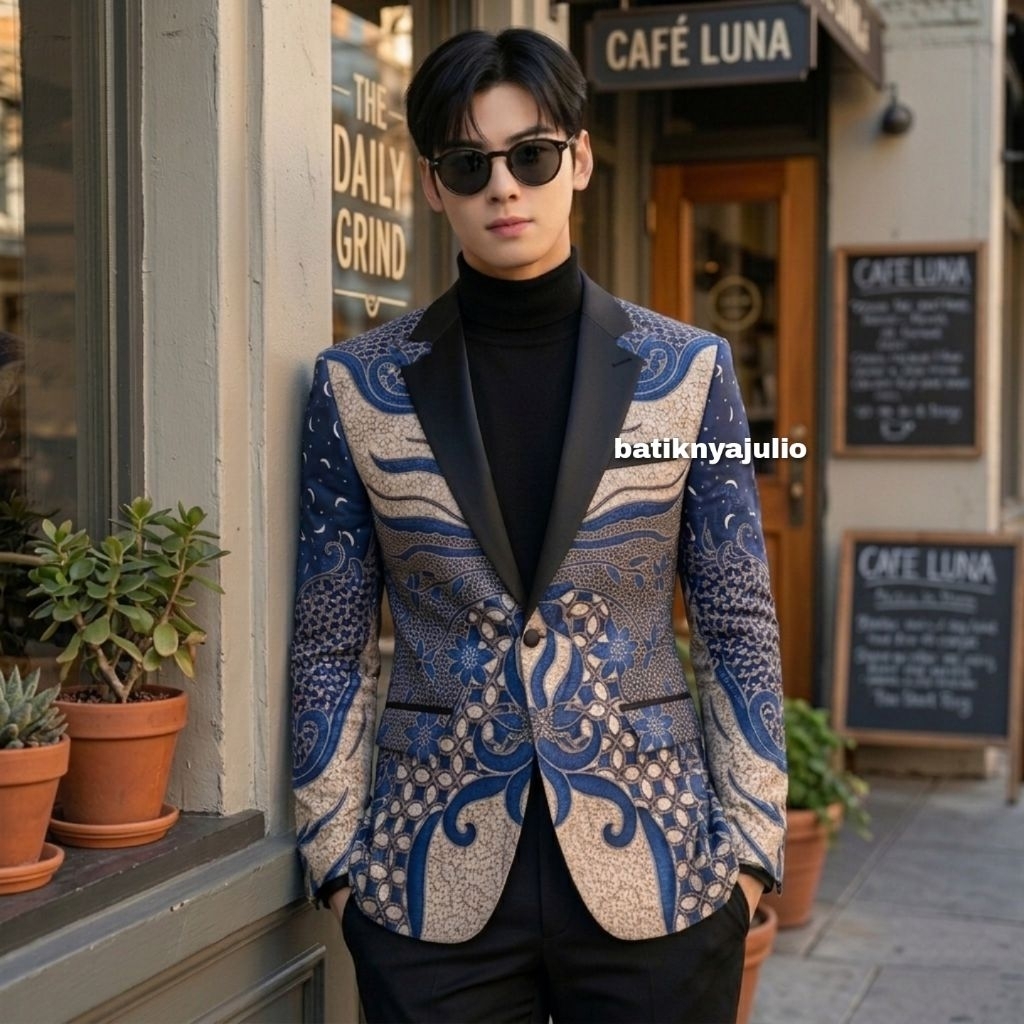 jas batik premium blazer batik pria modern batiknyajulio nh 3