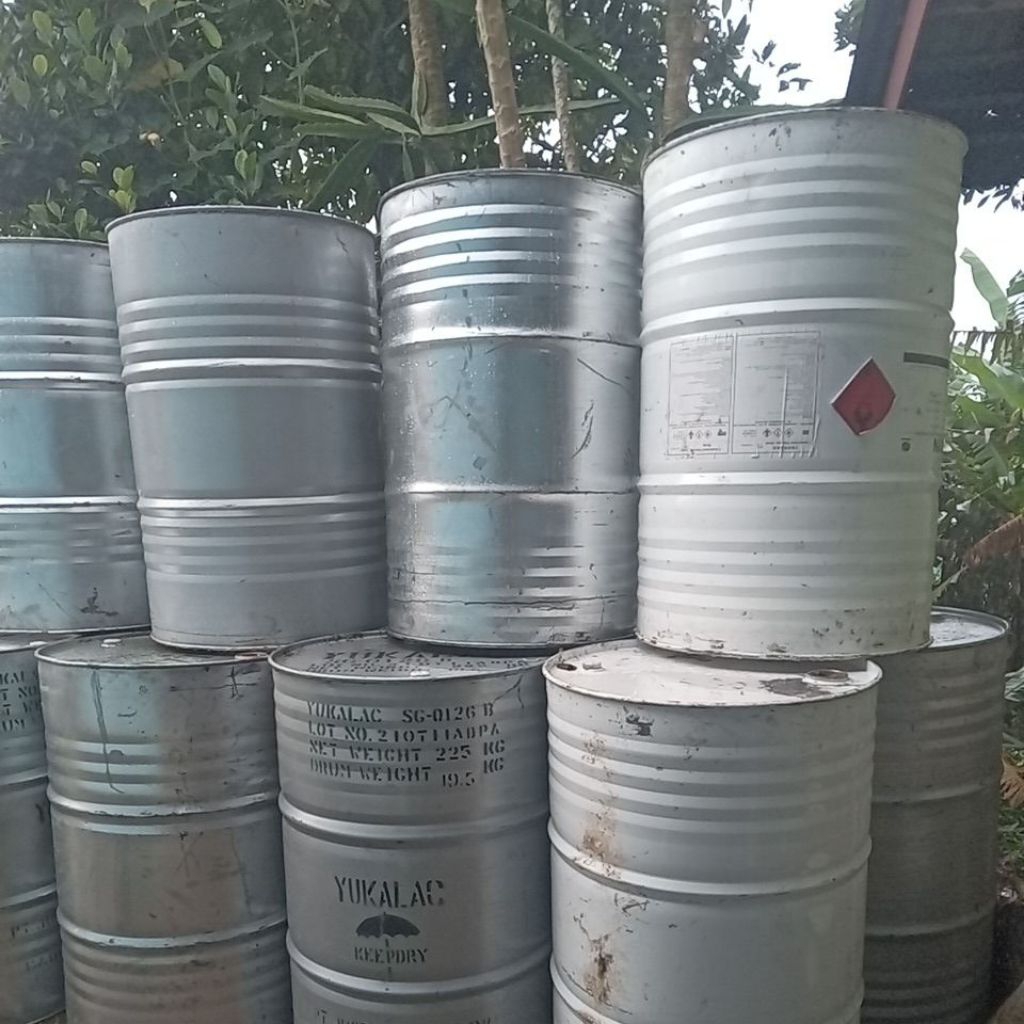 drum besi tutup kecil kap 200 L