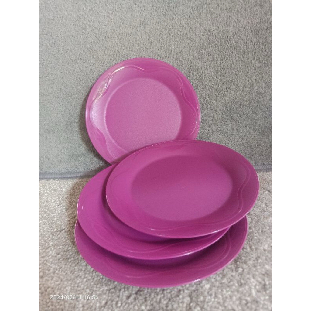 OH Plate 4 pcs | TUPPERWARE ORIGINAL BARU