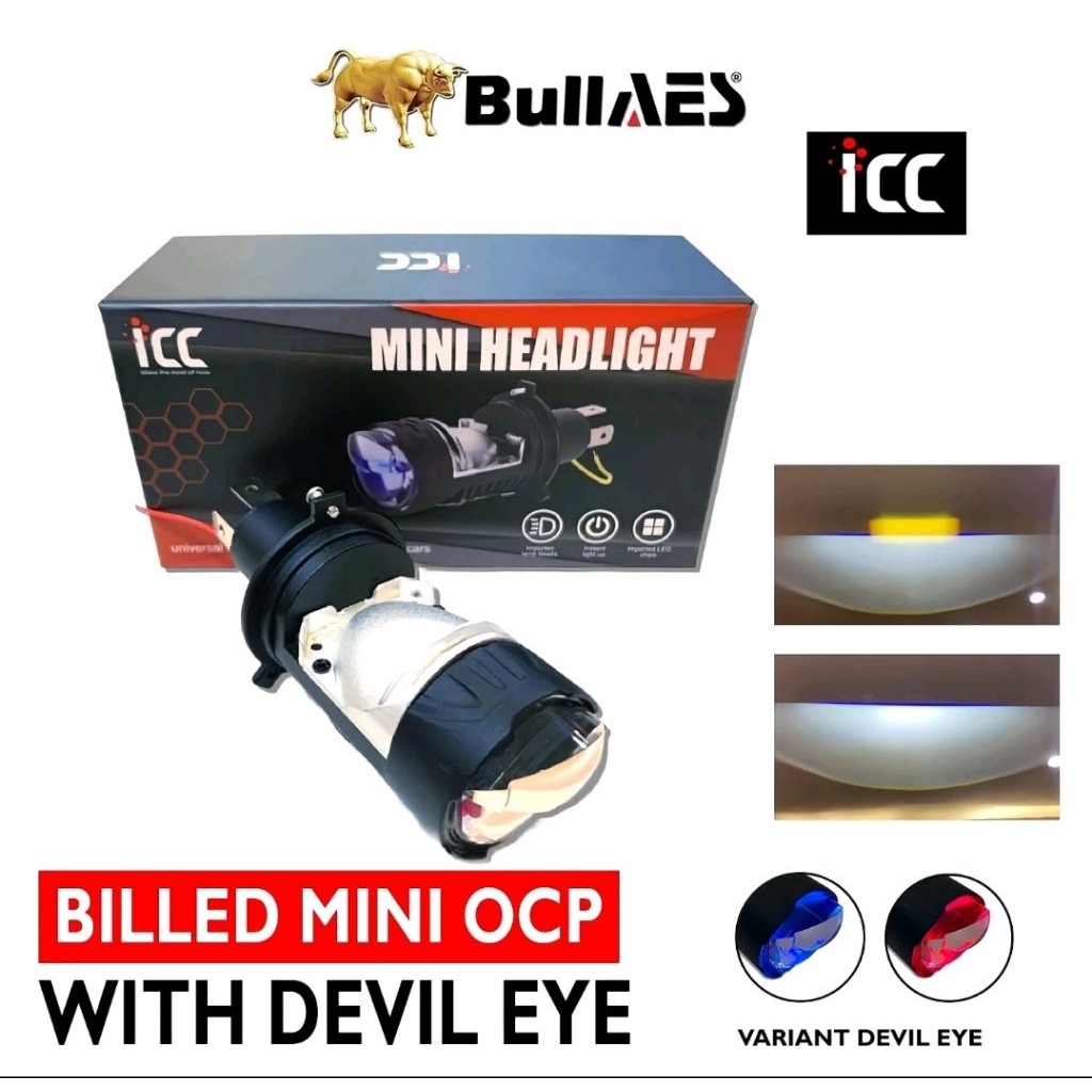 lampu H4 biled mini projie laser