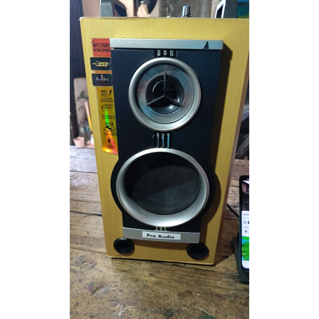 speaker aktif rakitan 6 inchi