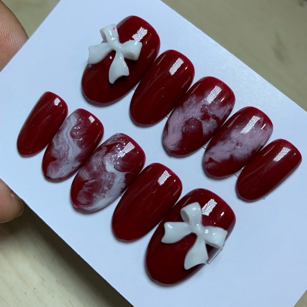KUKU PALSU MARBLE MARON OVAL ACC PITA JEMPOL GRATIS LEM