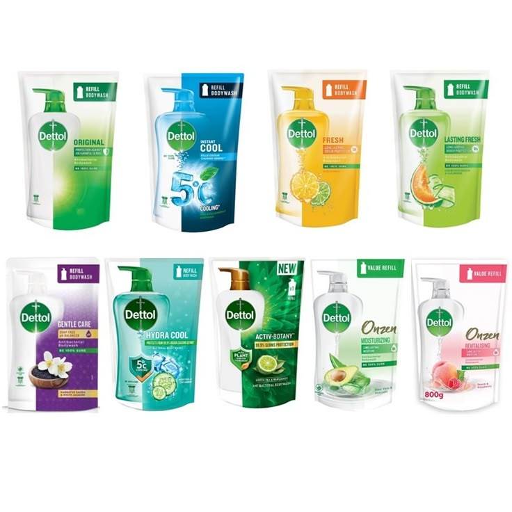 SABUN MANDI CAIR DETTOL 410 ML SABUN MANDI CAIR REFILL LIFEBUOY AROMA FRESH SABUN DETTOL KESEHATAN