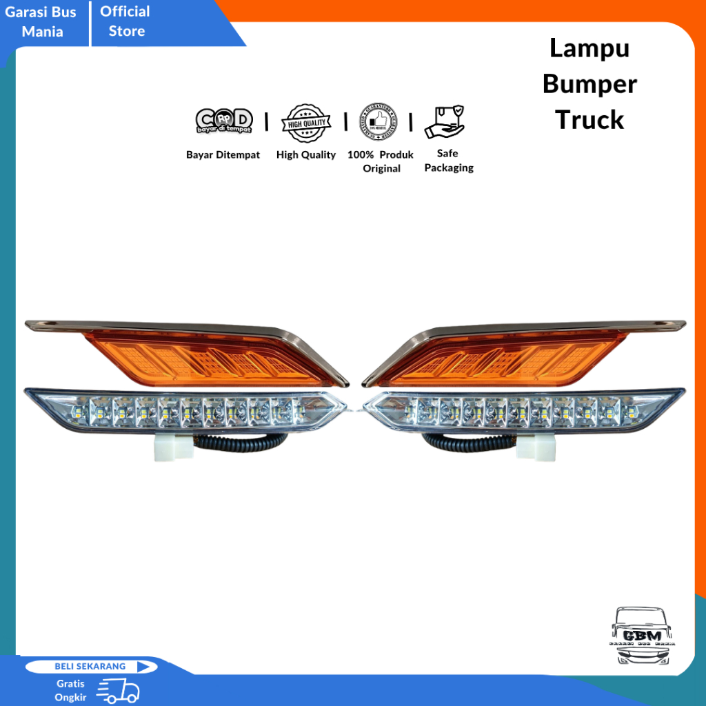 Lampu Bumper Truck/Lampu Variasi Jetbus 5 Original