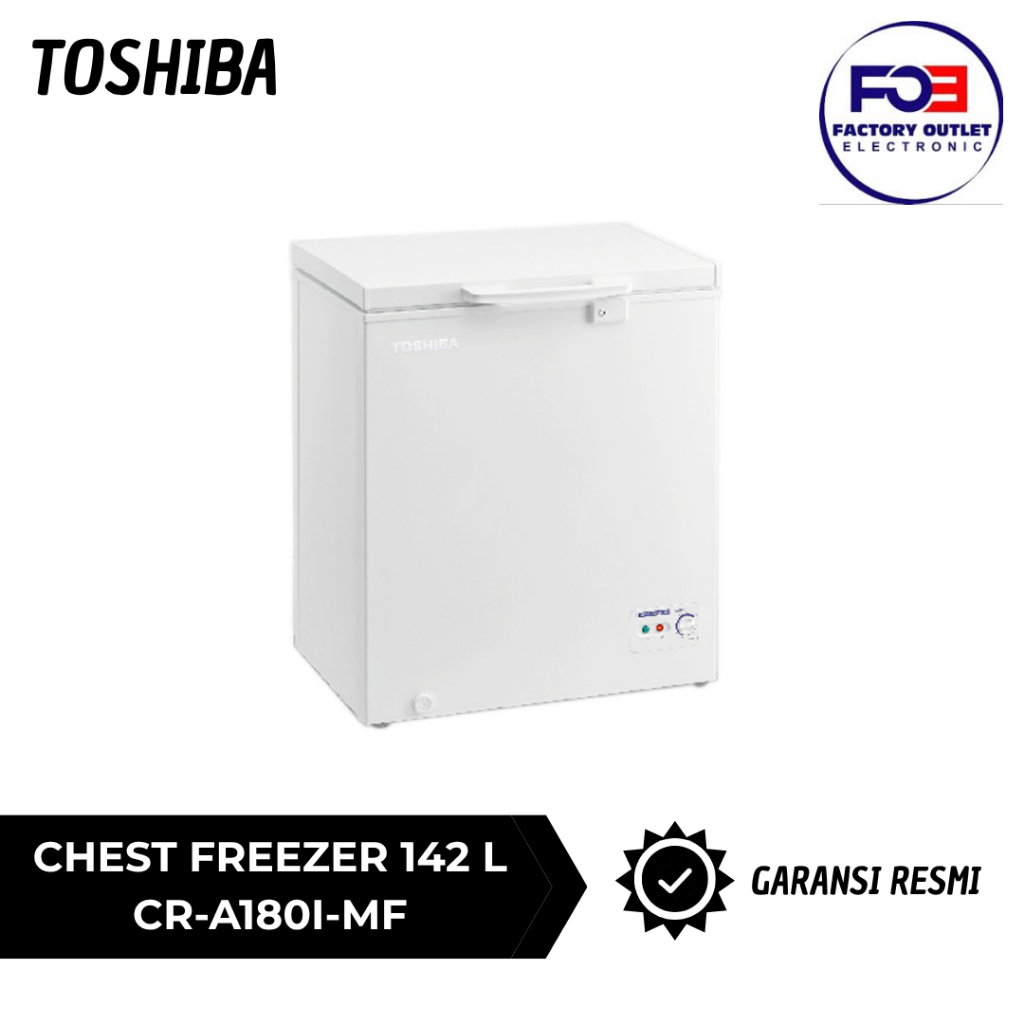 TOSHIBA CHEST FREEZER 142 LITER - CR-A180I-MF -  DEFECT