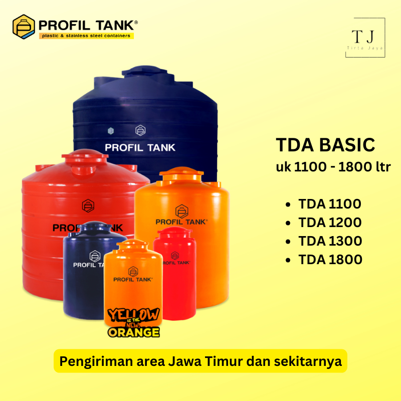 Tandon Air PROFIL TANK TDA 1100 1200 1300 1800 Toren Air Tangki Air