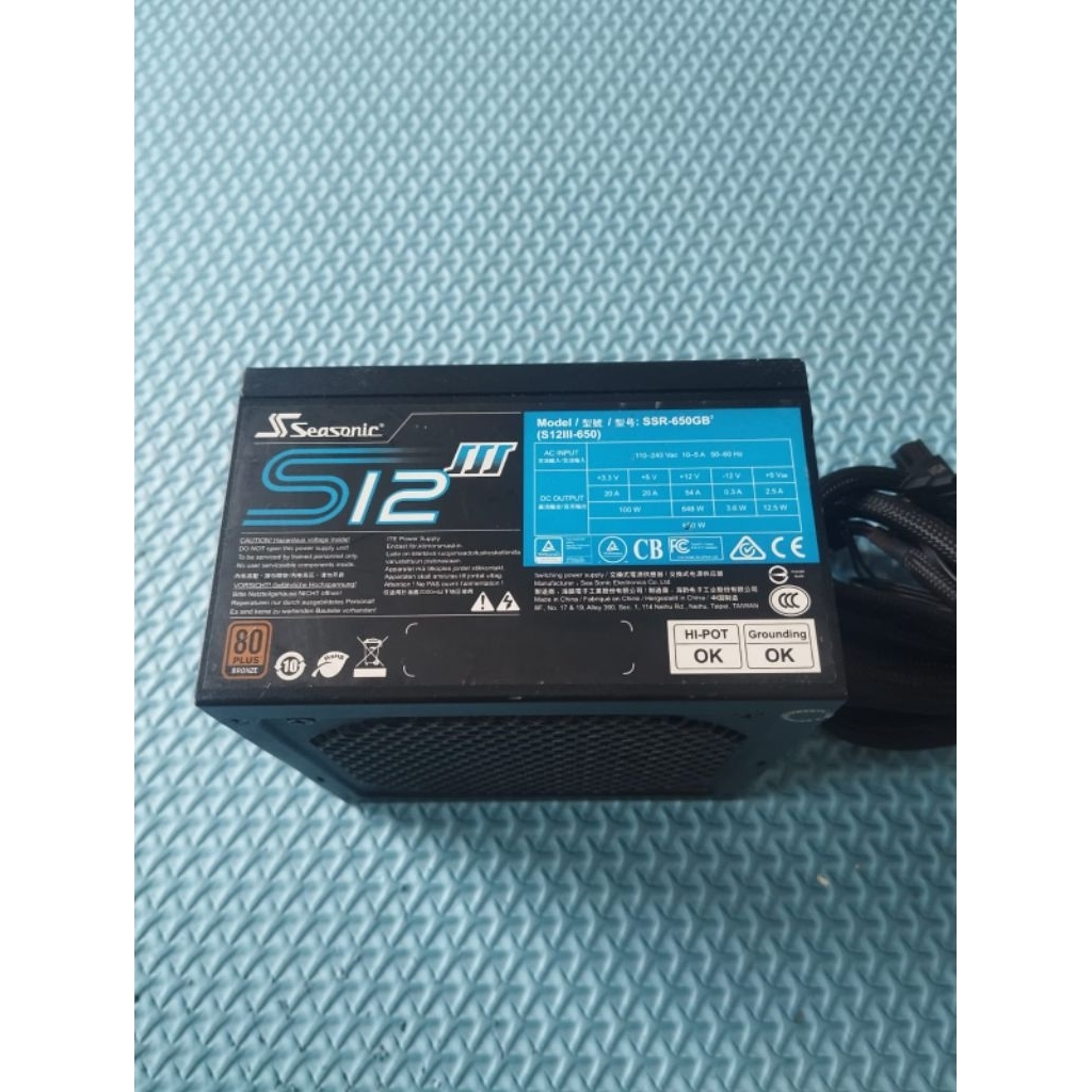 PSU pure seasonic 650watt