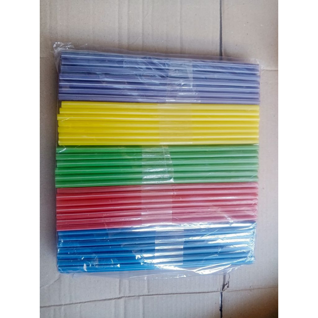 sedotan warna-warni/sedotan plastik/sedotan es
