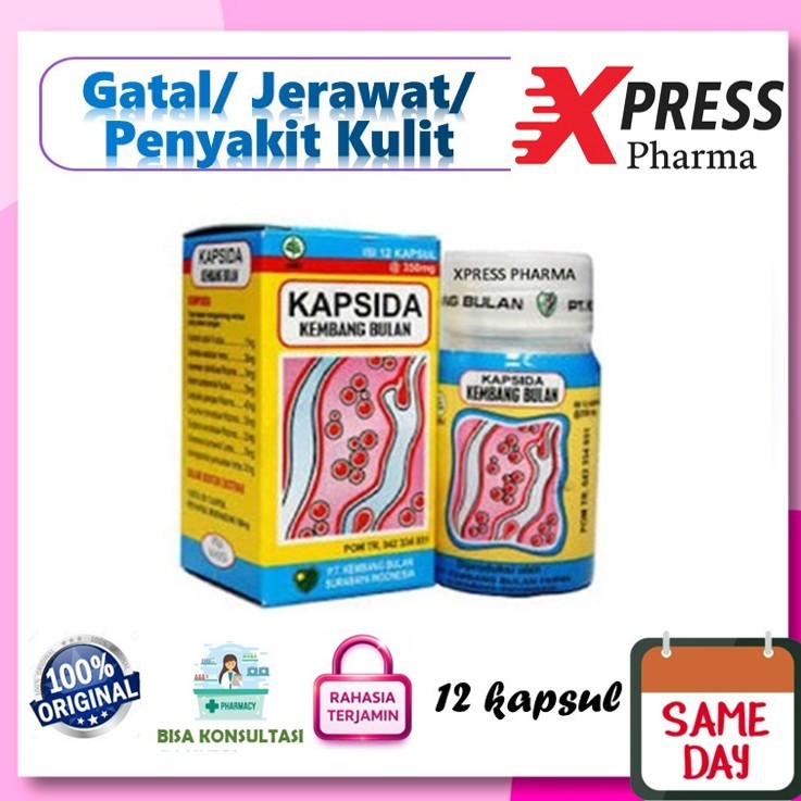 XPRESS  KAPSUL KAPSIDA / Bersih Darah kembang bulan KAPSUL