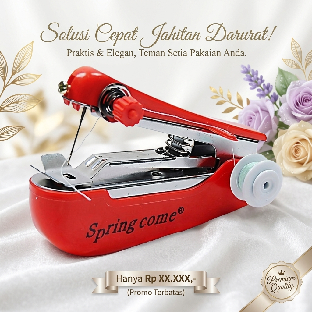 [ SUPER ] MESIN JAHIT TANGAN MINI portable / Mesin Jahit Tangan / Alat Jahit Tangan