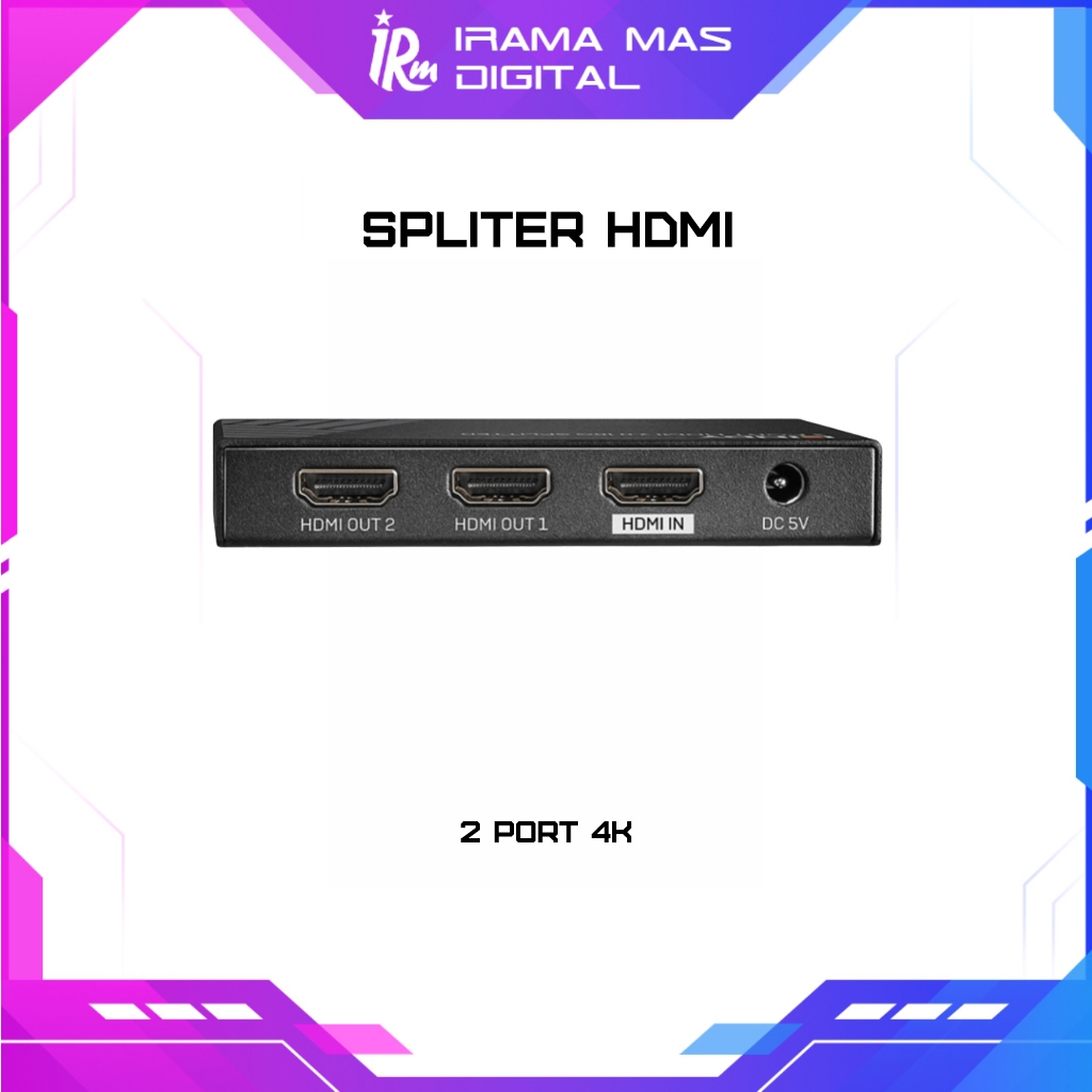 SPLITER HDMI - 2 PORT 4K